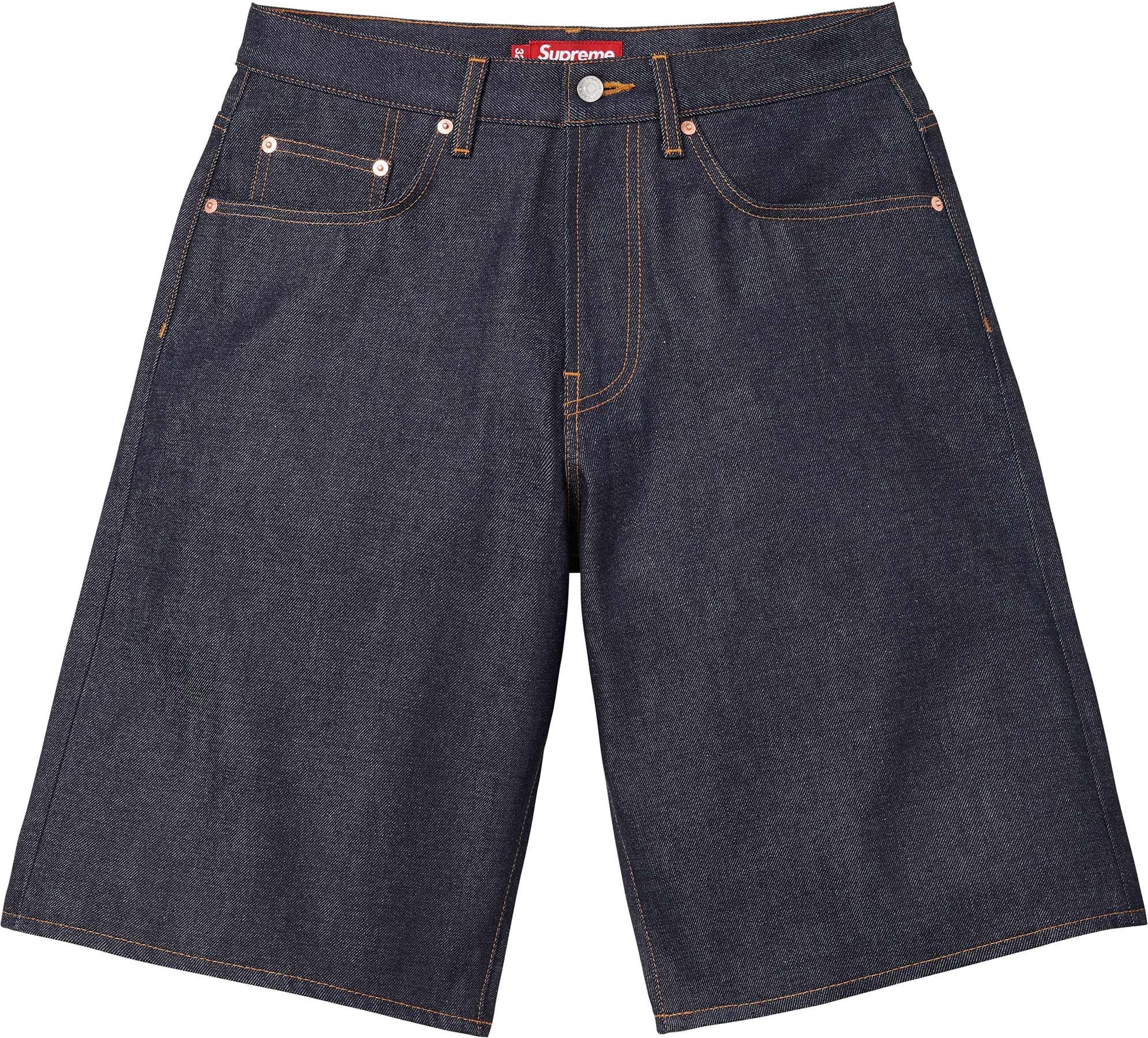 Baggy Selvedge Denim Short view 4